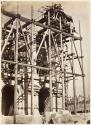 [Exterior scaffols, Paris Opera construction]