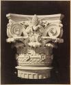 [Construction of the Paris Opera, column capital detail]