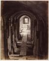 [Interior structure and wooden platforms, during construction of Paris Opera]