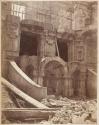 [Interior stone wall under construction, Paris Opera]
