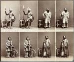 [Four men in theatrical clothing]