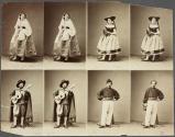 [Two Women and Two Men, in theatrical clothing]