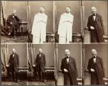 [Comte Hugon de Poligny (uncut sheet of cartes de visite)]