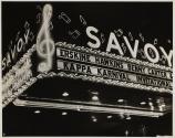 [Savoy Theatre marquee]