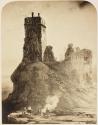 Chateau de Trémarzan d'après une étude peinte