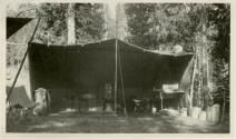 Camp on the North Fork of the Buffalo River, Wyoming trip