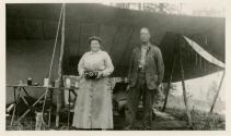 Abe and Martha Ward, Wyoming trip