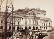 [Exterior, construction of the Paris Opera]