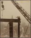 [Laying beams, Empire State Building construction]