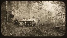 George Eastman and friends picnicing, Oak Lodge Trip