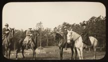 Guests on horses, Oak Lodge Trip