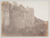 Houses built against the rampart, Mont Saint-Michel