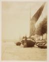 [Docked boats, possibly in Antwerp]