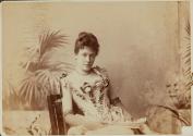 [Woman with fan]