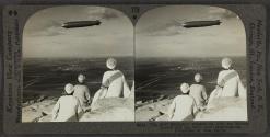 Graf Zeppelin's rendezvous with the Eternal Desert and the more than 4000-year-old Pyramids, Giza, Egypt