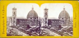 Florence - Vue panoramique du dôme et du campanille