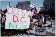 Washington, DC, Occupy DC takes over Freedom Square.