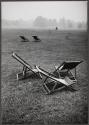 [Hyde Park, London. England (folding chairs)]