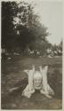 [Woman on a lawn]