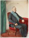 [Man wearing Masonic sash]