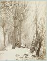 Halte de pêcheurs, temps de neige