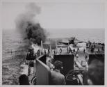 [Carrier Crew Battles On Deck Plane Fire]