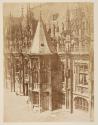 Façade and tower of the Palace of Justice, Rouen
