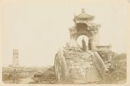 Effet d'un coup de canon (citadelle de Nam-Dinh)