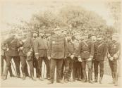 Le général Brière de I'Isle et son état-major