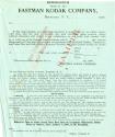 Sample statement regarding credits for purchased Kodak cameras, roll holders, film & papers