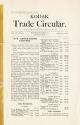 Pages from the August 1901 Kodak Trade Circular