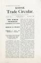 Pages from the December 1901 Kodak Trade Circular