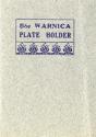 Booklet promoting the Warnica Plate Holder