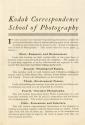 Pamphlet promoting the Kodak Correspondence School of Photography