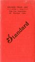 Price list booklet for Standard Dry Plate Co.