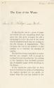 Pamphlet entitled "The Cost of the Waste"