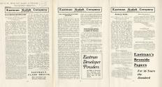 Copy of advertisements appearing in photographic magazines for February 1903