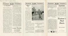 Copy of advertisements appearing in photographic magazines for March 1903
