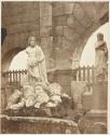 Intérieur du praetorium de Lambessa, statues romaines