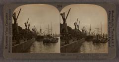 [Great Electric Cranes Beside Ships at Docks, Buenos Aires, Argentina]