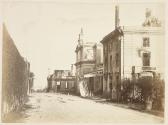 [Empty streets and burnt out houses]