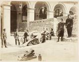 Batterie de Fédérés, Rue de Rivoli