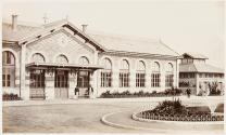 Gare de Montargis, façade sur la cour