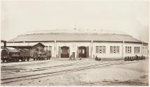 Gare de Nevers, remise circulaire pour 52 locomotives