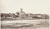 Nevers, vue prise du chemin de fer