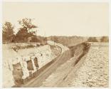 Entre Orry et Chantilly, tranchée du chemin de fer