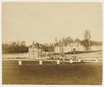 Chantilly, vue du château, façade nord