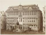 Maison du roi plan de l'hotel de ville, Bruxelles, statue des (illeg.) d'Egmond et de Hornes