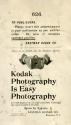 Advertisement for Kodak photography