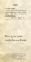 Kodak advertisement emphasizing their trademark